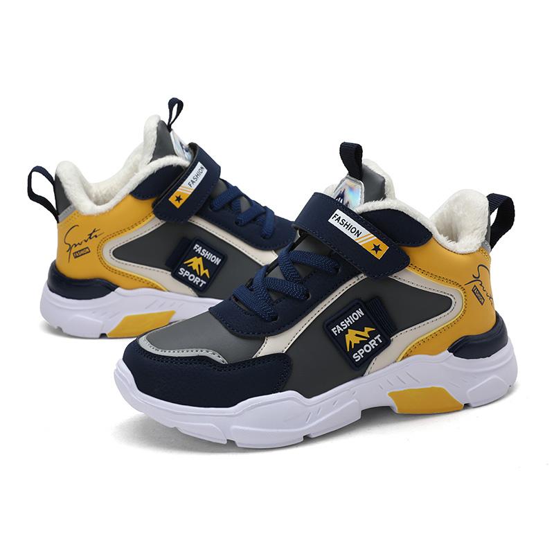 Dětské zimní bavlněné teplé sněhule Zimní nízké bavlněné boty Sportovní obuv pro volný čas