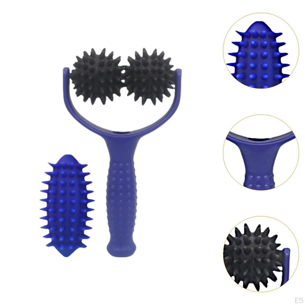 Massage Ball Handheld Workout Portable with Handle Pilates Multifunctional Manual Tool for