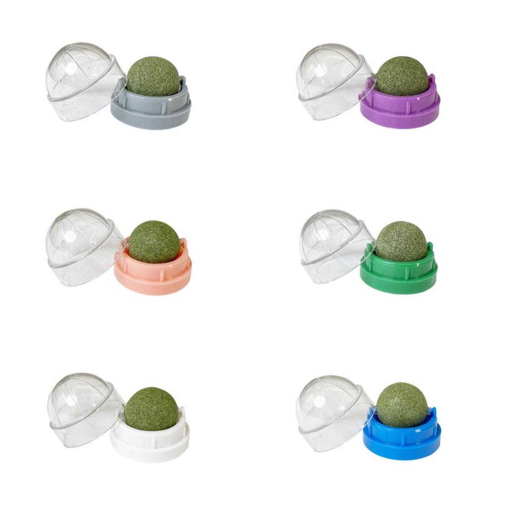 Catnip Teething Ball: Bite-Resistant & Lickable Toy for Kitten Teeth Cleaning and Boredom Relief