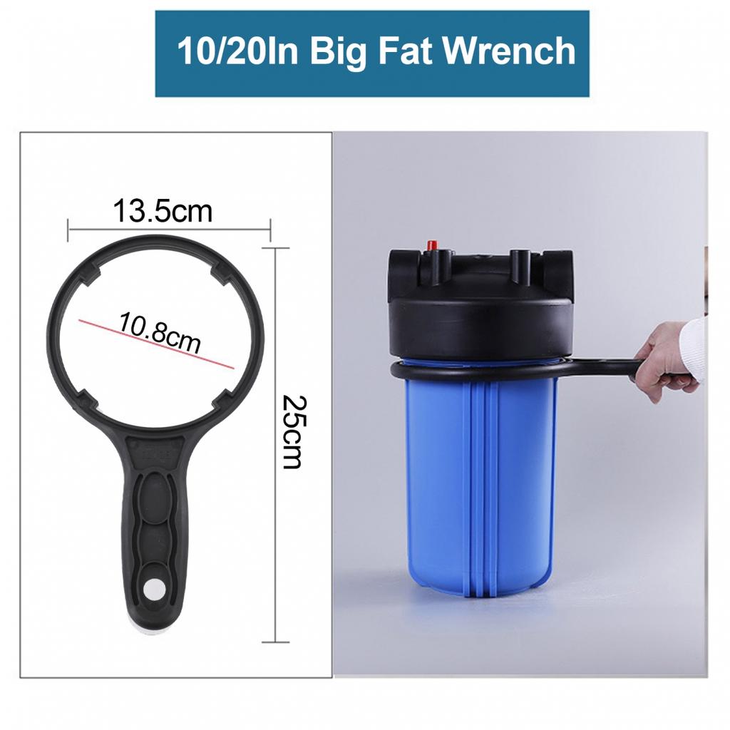 Water Filter Housing Wrench Fits Standard 10 Bottles Securely