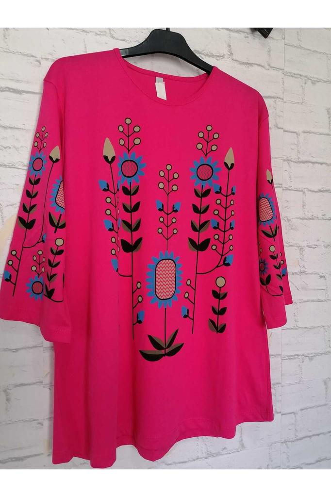 Damenbluse in großen Größen, perfekter Sommer, ganz aus Baumwolle, gekämmte Baumwolle, Bluse in großen Größen