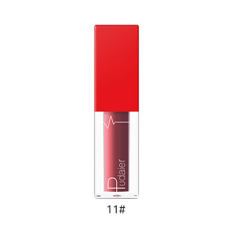 Pudaier 's New Non-stick Cup Lip Gloss Nude Matte Non-fading Lipstick Waterproof Lip Makeup