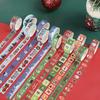 12 Rolls Cute Gold Foil Journal Decor Christmas Tape  Cartoon Holiday Design DIY Handcraft Stationery Supplies Washi Tape