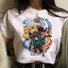 Kimetsu No Yaiba T Shirt Unisex Manga Funny Y2K T Shirt Girl Funny Clothing Aesthetic Clothes