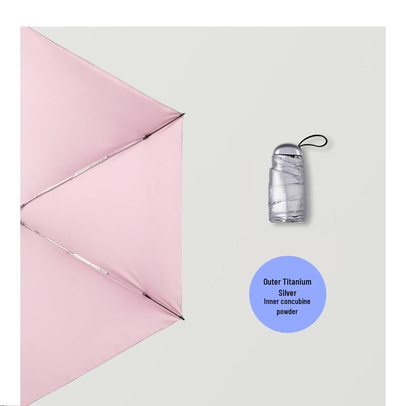 PALONY Ultra-Compact Titanium UV Folding Umbrella