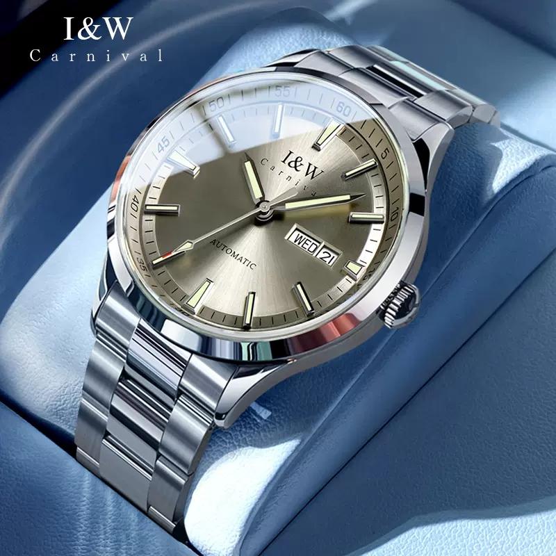 IW Men Automatic Mechanical Watch Stainless Steel Bracelet Luminous Sapphire glass MIOYA movement Business Male Wristwatch Reloj