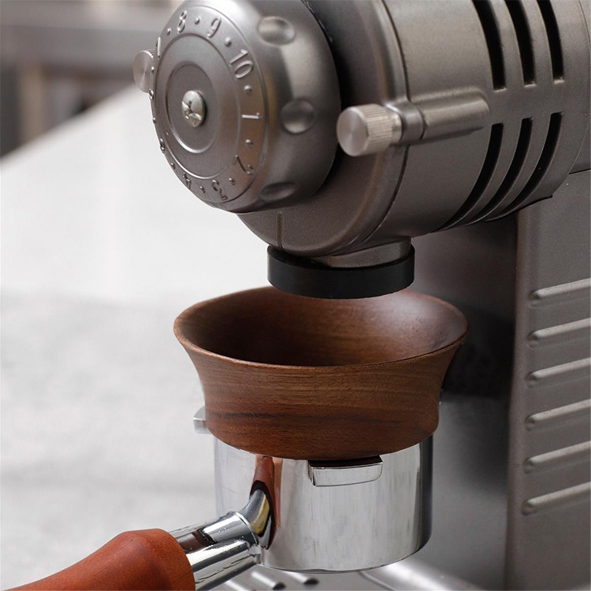 

2025+ Wood Coffee Dosing Ring 51mm Portafilter Replacement Fit Espresso Tools Powder Funnel (51mm) China Mainland