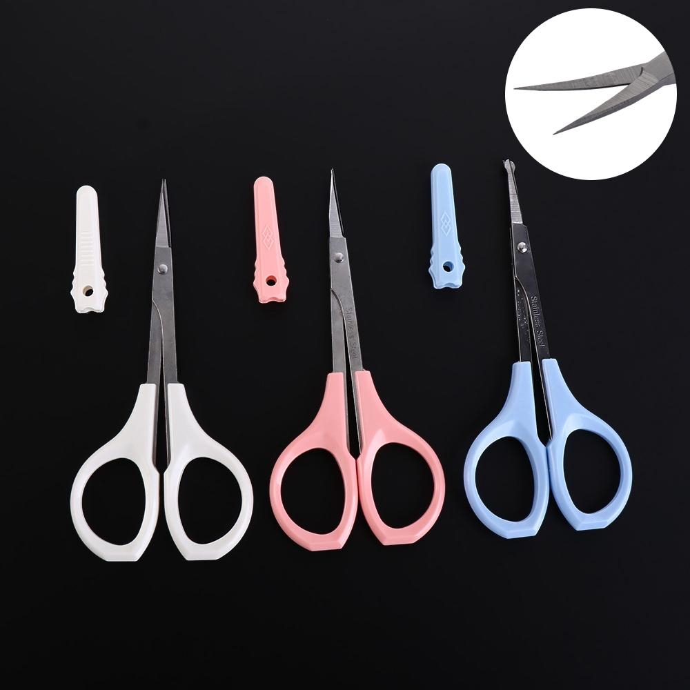 Professional Beauty Makeup Scissors Multifunctional Round Head Nose Hair Scissors  Salon