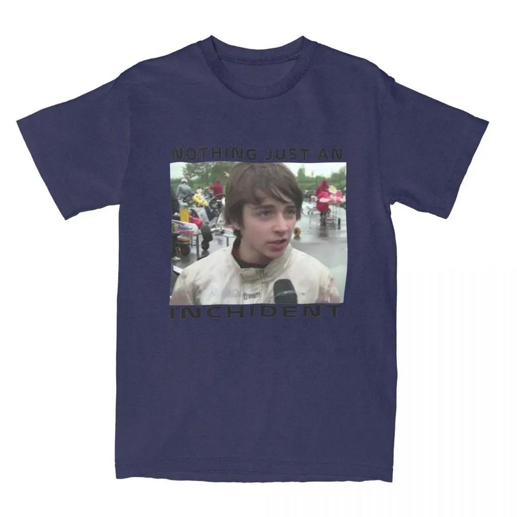 Awesome Just An Inchident Charles Leclerc T-Shirts for Men Women Pure Tees Shirt Printed Clothes