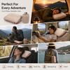 Self-Inflating Travel Pillow Lightweight Compressible Portable Outdoor Neck Pillow for Road Trips, Camping, Hiking & Flights