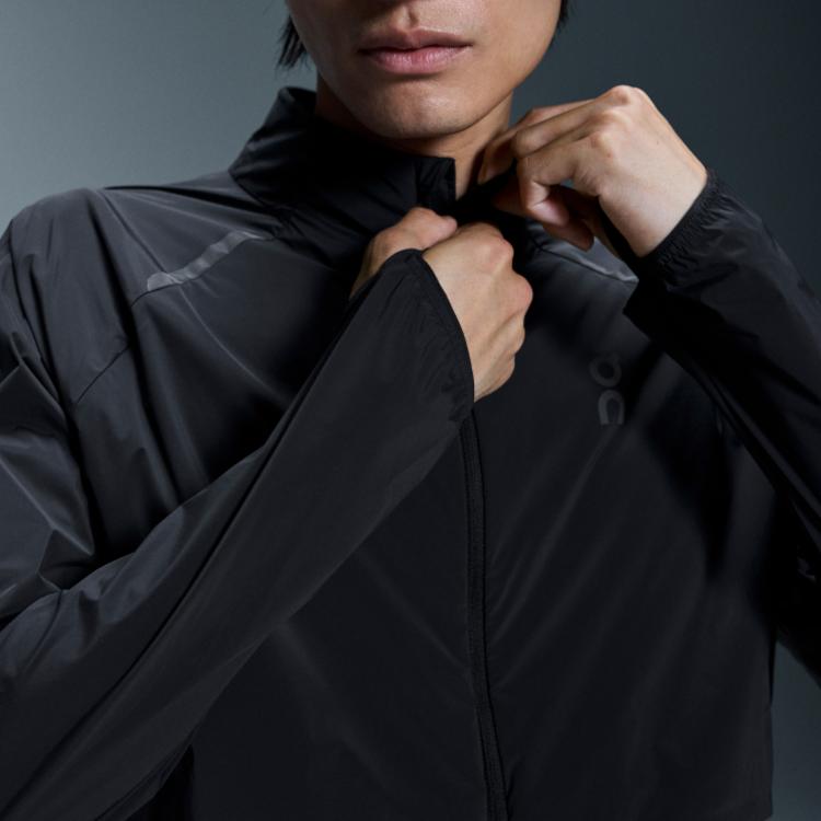 On Weather Comfortable Warm Quick-Dry Stand Collar Zipper Lg Sleeve Jacket Men jackets Black 1ME30080553