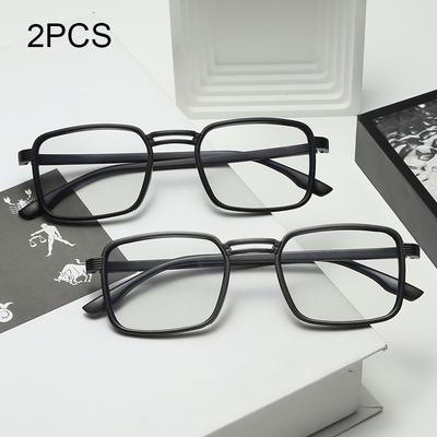 1/2PCS Anti Blue Light Reading Glasses for Men Presbyopia Eyewear with Diopter +1.0 To +3.5 High Quality Plastic