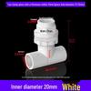 PVC Fish Tank Inlet/Outlet Waterproof Connector with Extended Male/Female Threads