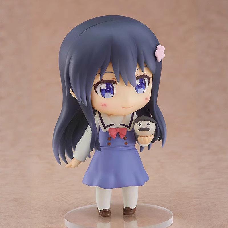 Q Version Anime Girl Figure: Cute, Beautiful, Replaceable Face Toy Ornament - Ideal Birthday Gift