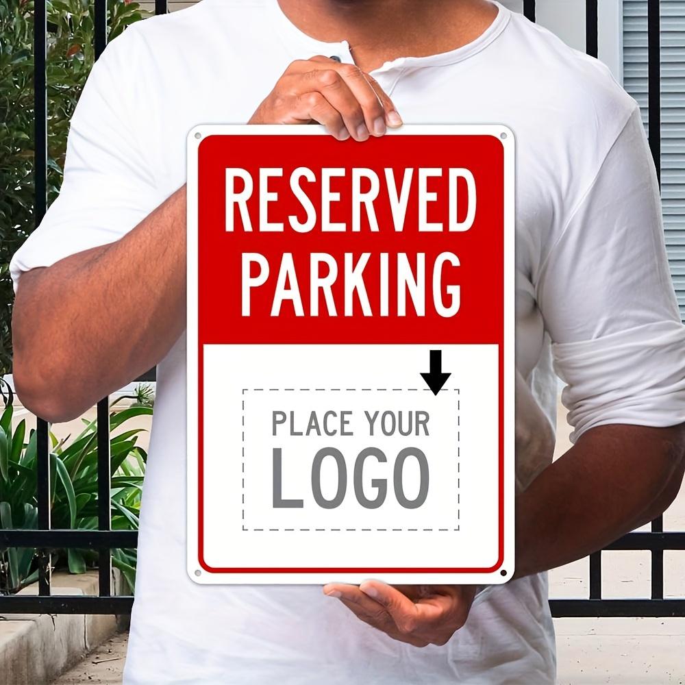 

Personalized Parking Sign Featuring Your Vehicle Image Or Logo Sturdy Iron X Inches Offered in Colors Perfect for 20x30cm（7.8x11.8inch）