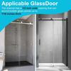 Sliding Shower Door Bottom Guide, 1/2 in. Channel, (White 2 Pack)