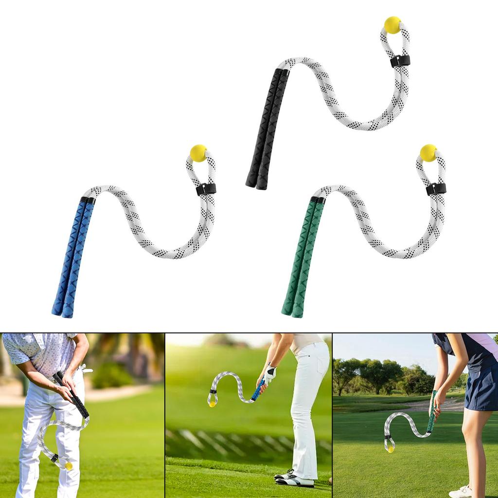 Golf Training Rope Sturdy Accessories Non Slip Professional Golf Swing Trainer for Beginners Indoor Outdoor Player Adults Golfer