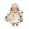 Lalka Waldorf Ręcznie Robiona Mini Lalka do Przebierania Mini Śliczna Lalka Emailiowana w Stylu Native Kawaii Miękkie Wypchane Pluszowe Zabawki Dziewczynka Dzieci Prezent Urodzinowy