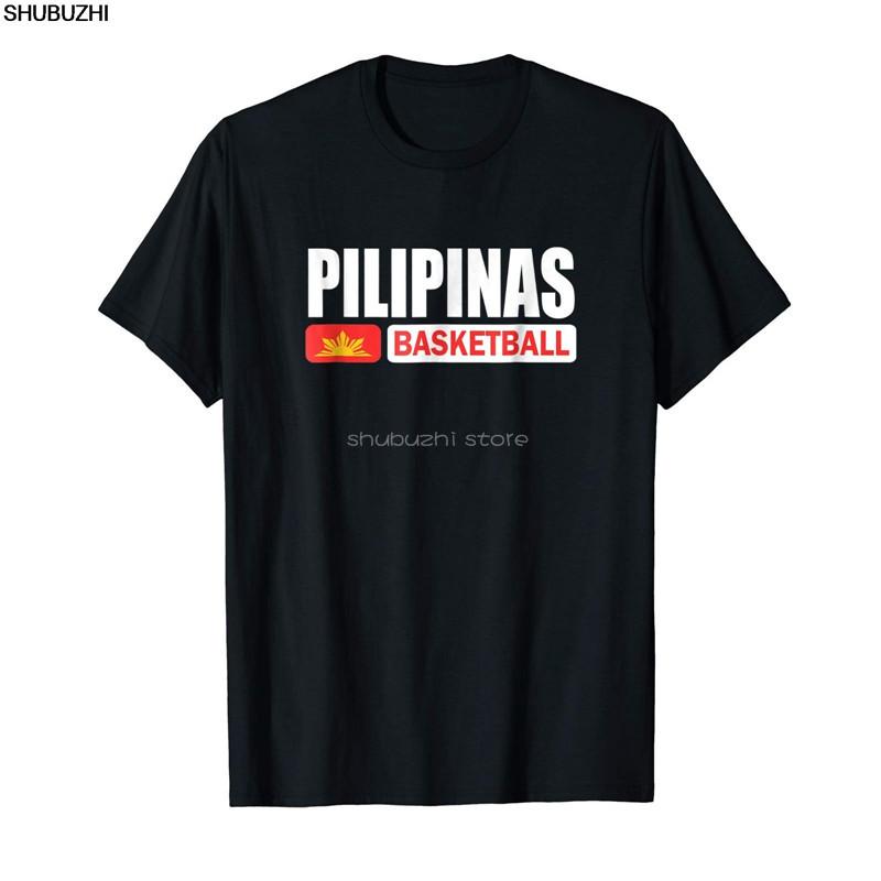 Pilipinas Basketball Black TShirt Gilas Philippines FIBA World Championship Cool Casual pride t shirt men Unisex New sbz6192 S