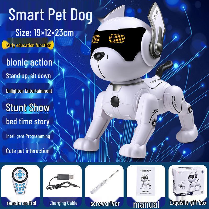 

Умный робот-собака с дистанционным управлением - Интерактивная электрическая игрушка для детей