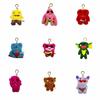 Big Teeth Fuggler Monster Plush Keychain Toy Cartoon Design Children Gift Use