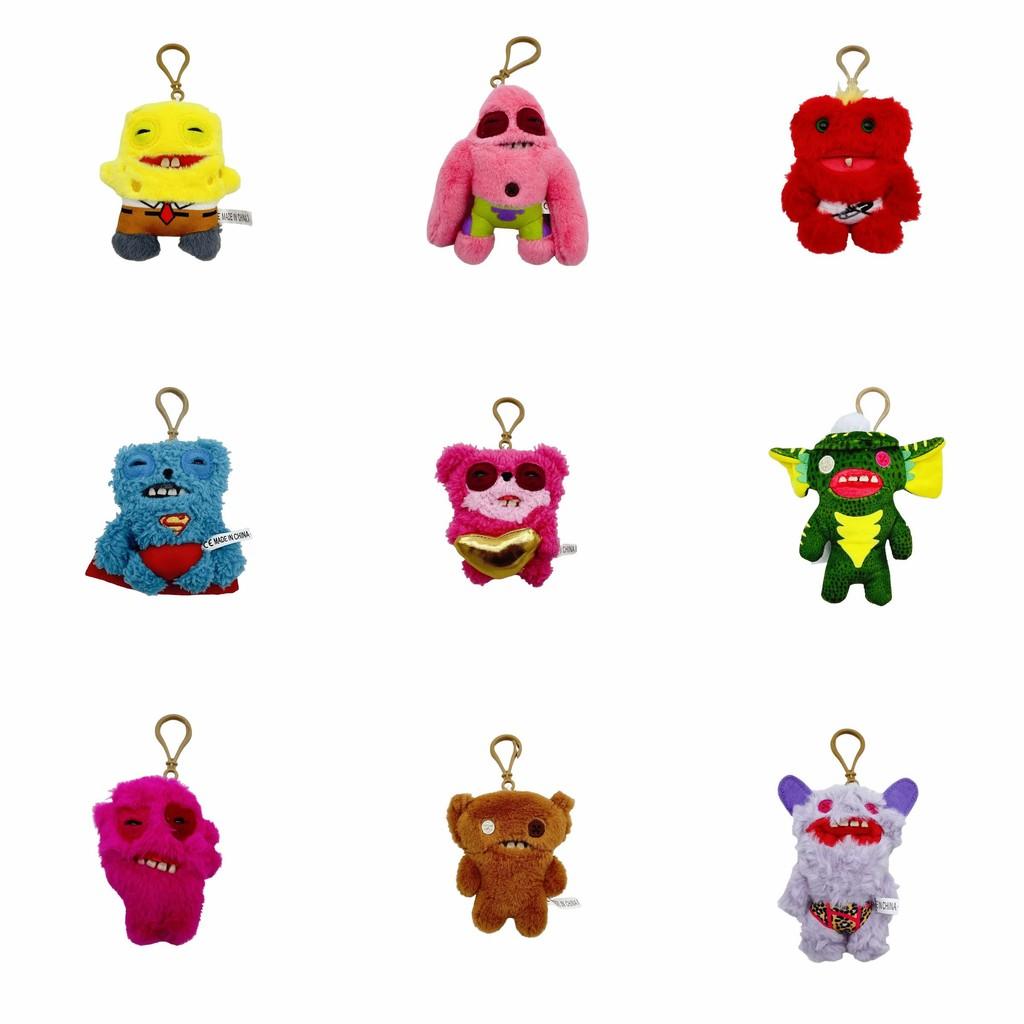 Big Fuggler Teeth Monster Plush Keychain Toy Cartoon Design Children Use Gift