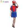 Halloween Adult Costume Masquerade Super Mary Adult Mary Dress Cartoon Game Uniform