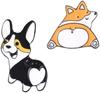 ORFOFE 2 Pack Alloy Dog Shape Brooches Fashion Pins Clothing Accessories for Women Girls Elegant Daily Wear