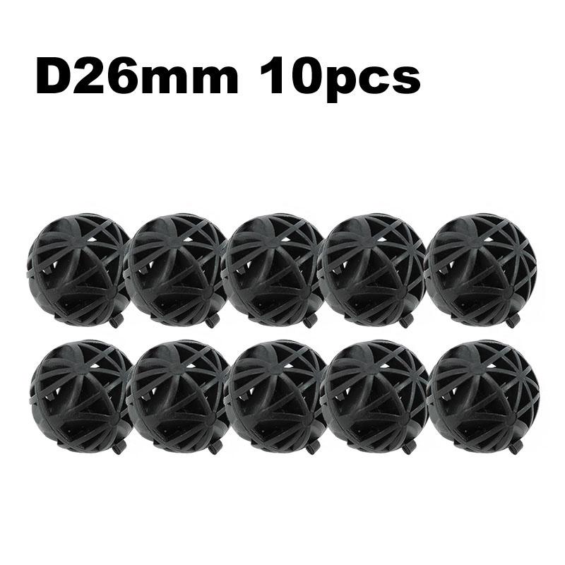 10/20 Black 16mm 26mm Aquarium Pond Fish Tank Air Pump Canister Biochemical Cotton Filter Sponge Media