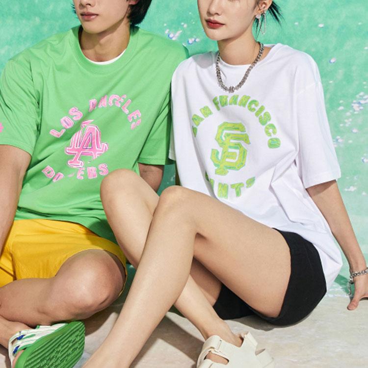 New MLB T Shirts Unisex White 3ATS63023-14WHS