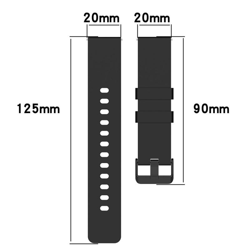 Silicone Strap Smart Watch Replacement Band Bracelet Accessories Compatible For Huami Amazfit Bip3