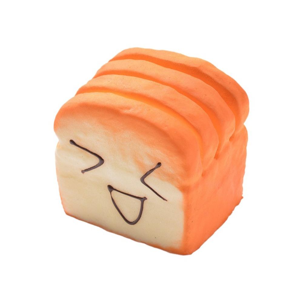 Cartoon Toast Squeeze Toy Soft Mochi Squish Foam Toy New Stress Squeeze Toy  for Kids Adult