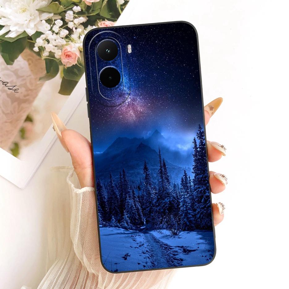 For Xiaomi Poco M7 Plus Case PocoM7 4G Pretty Girl Sunfower Painted Phone Case For Xiaomi Poco M7 Pro PocoM7 Plus 5G Soft Fundas