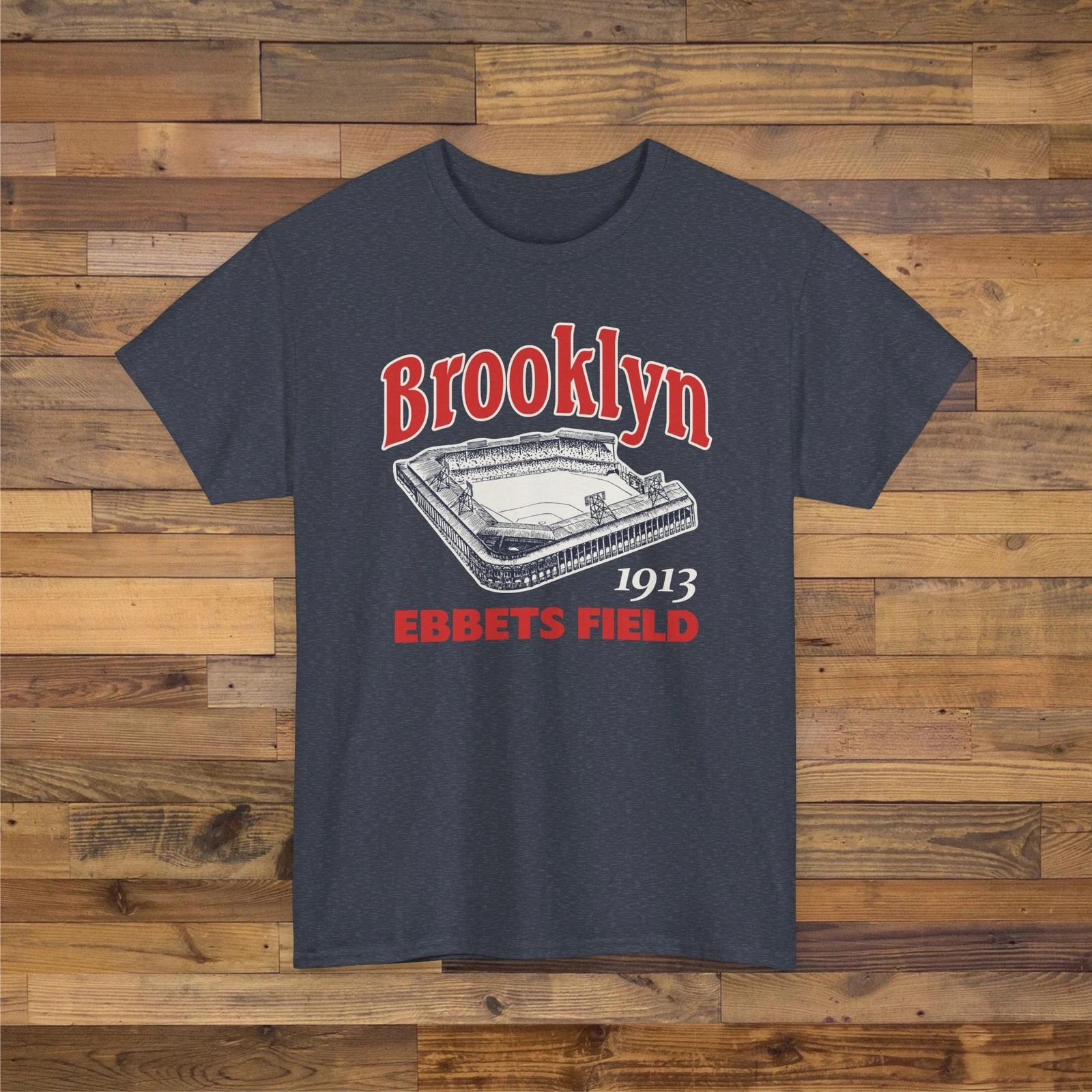 Ebbets Field 1913 Ballpark T shirt - Brooklyn Dodgers Baseball 3XL