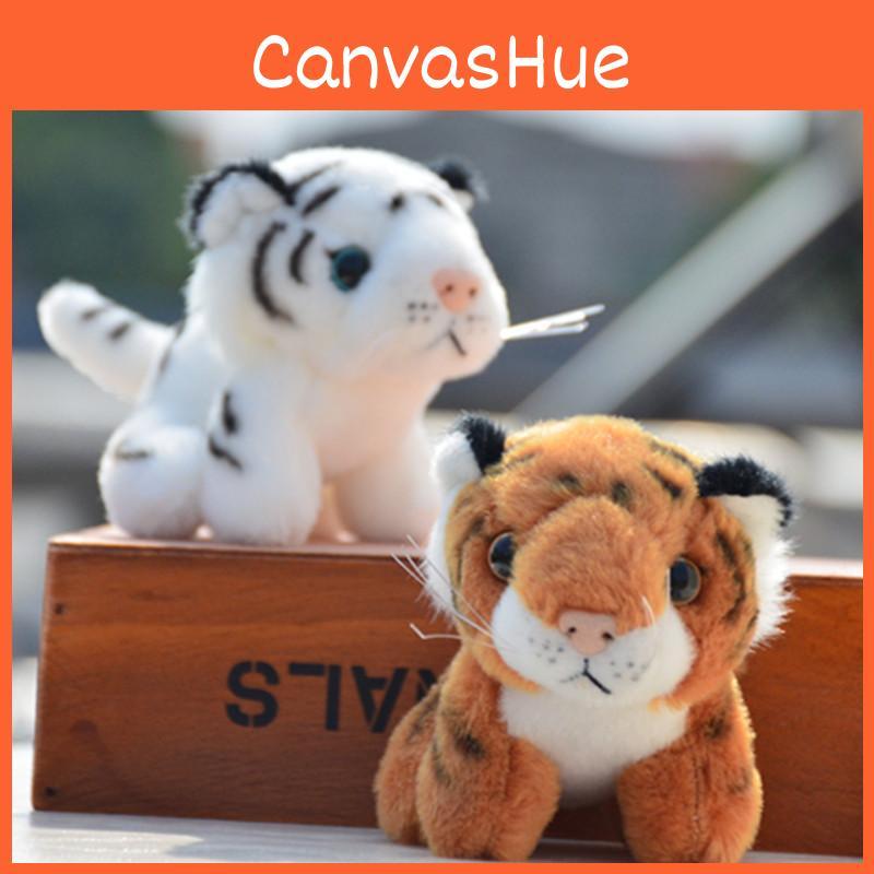 Adorable Plush Mini Tiger Stuffed Animal Cute Small Realistic Doll Toy