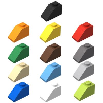 MOC 3040 Serie Accessori Mattoncini Inclinati 1x2 Blocchi da Costruzione Giocattoli Educativi Regalo per Bambino Giocattolo da Assemblare Kit di Parti Accessori