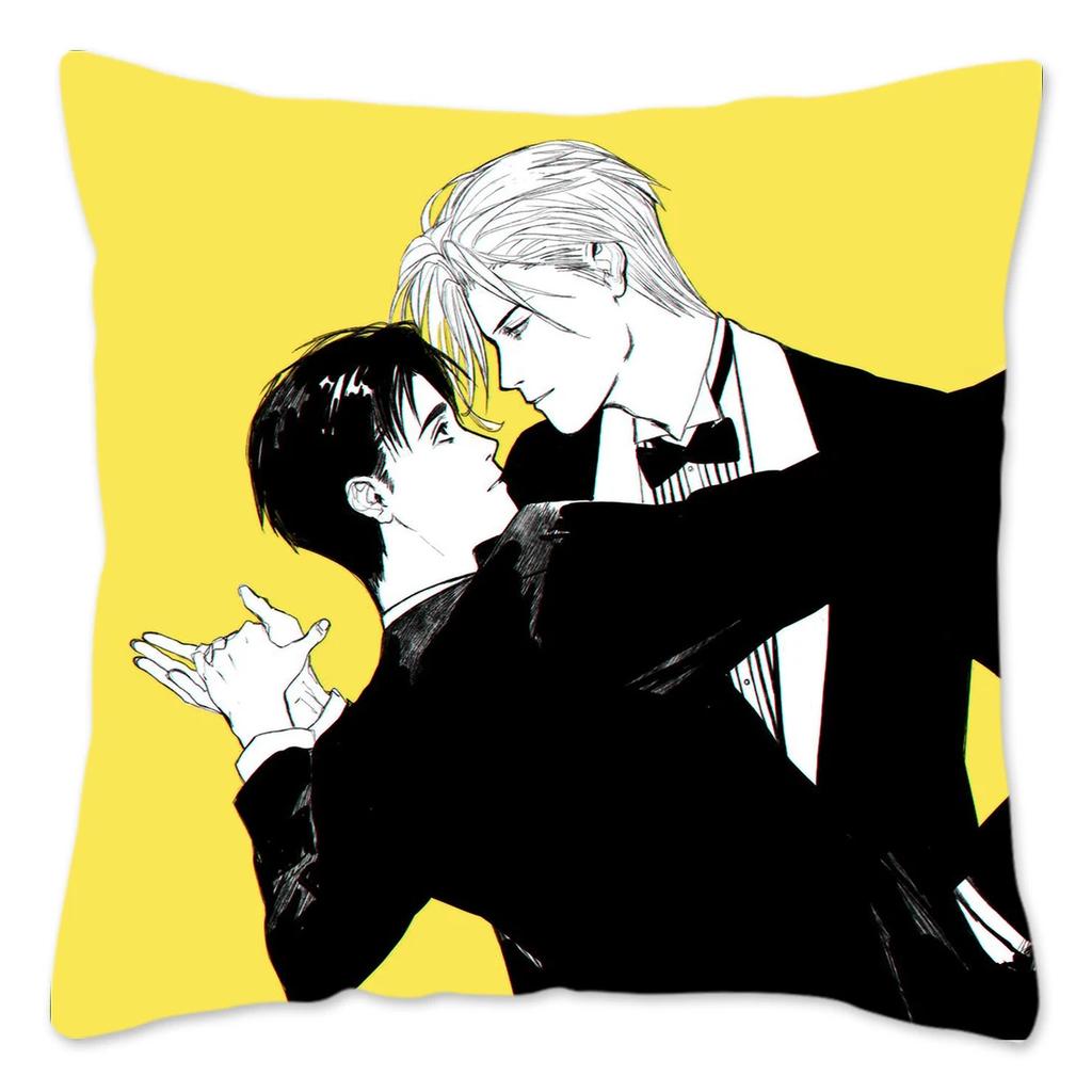 BANANA FISH Anime Cushion Cover for Sofa Throw Pillow Cover Home Decoration Polyester Pillow Case Japan Manga Housse De Coussin