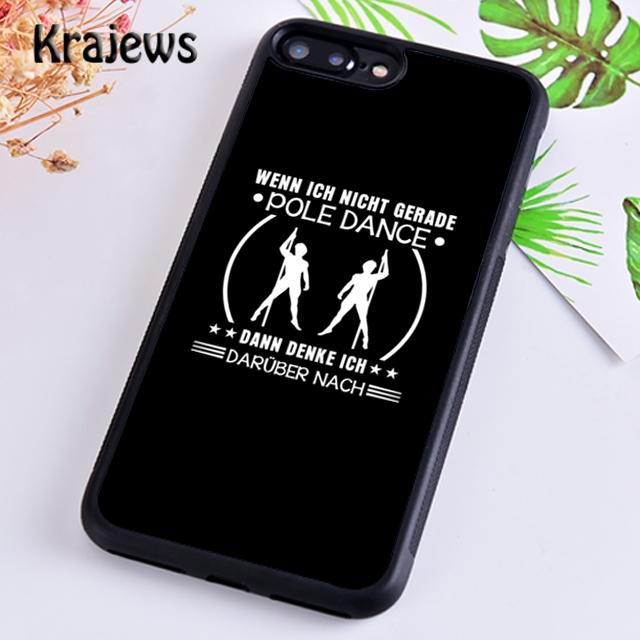 Krajews Pole Dance Tanzen Fitness Handyhülle Cover Für iPhone 14 5s 6s 7 8 plus X XR XS 11 12 13 pro max Samsung S21 S22 ultra