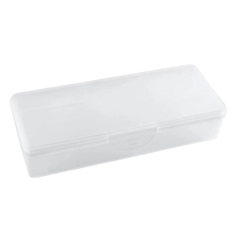 Nail Art Double Layer Storage Box for Pens and Tools - Frosted, Removable, Two Tiers