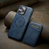 2 In 1 Magsafe Magnetic Leather Phone Case for iPhone 17 16E 16 15 14 13 12 11 Pro Max 16 Plus Wallet Card Holder Pocket Cover