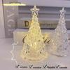 Seven-Color Crystal Christmas Tree Night Light with Star