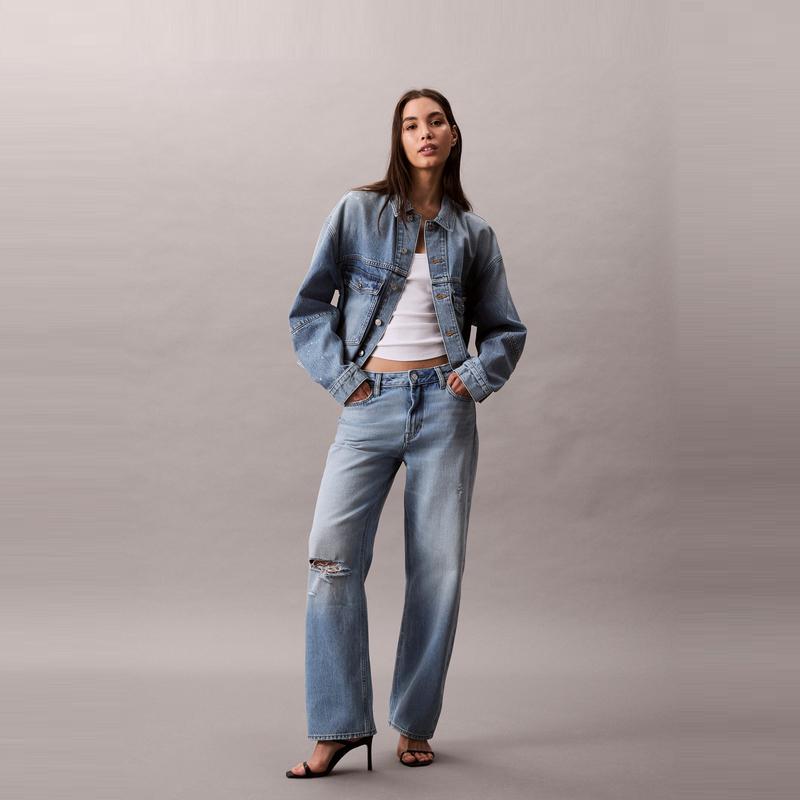 Calvin Klein Vintage Fashion Versatile Comfortable Denim Jacket Women jackets 47C730G