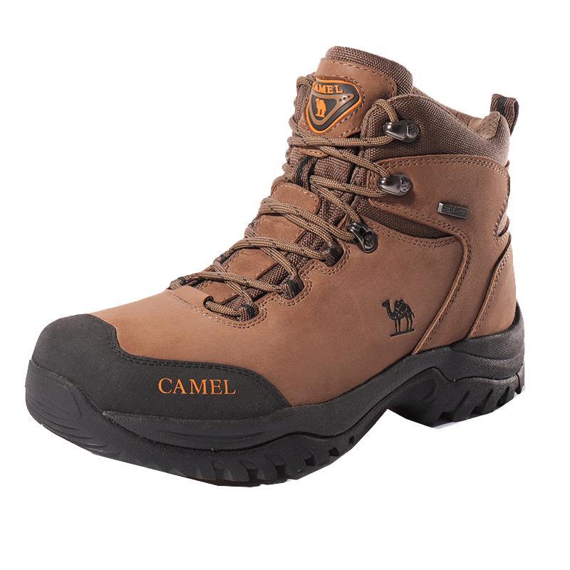 CAMEL Unisex Waterproof High-Top Leather Hiking Boots 40