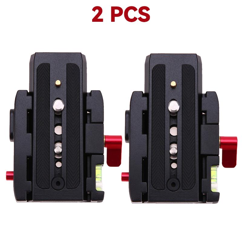 For Manfrotto Plate Clamp Slide-in Quick Release Plate With Clamp Base For Manfrotto 577/ 501/ 504/ 701 HDV Camera Cage Tripod