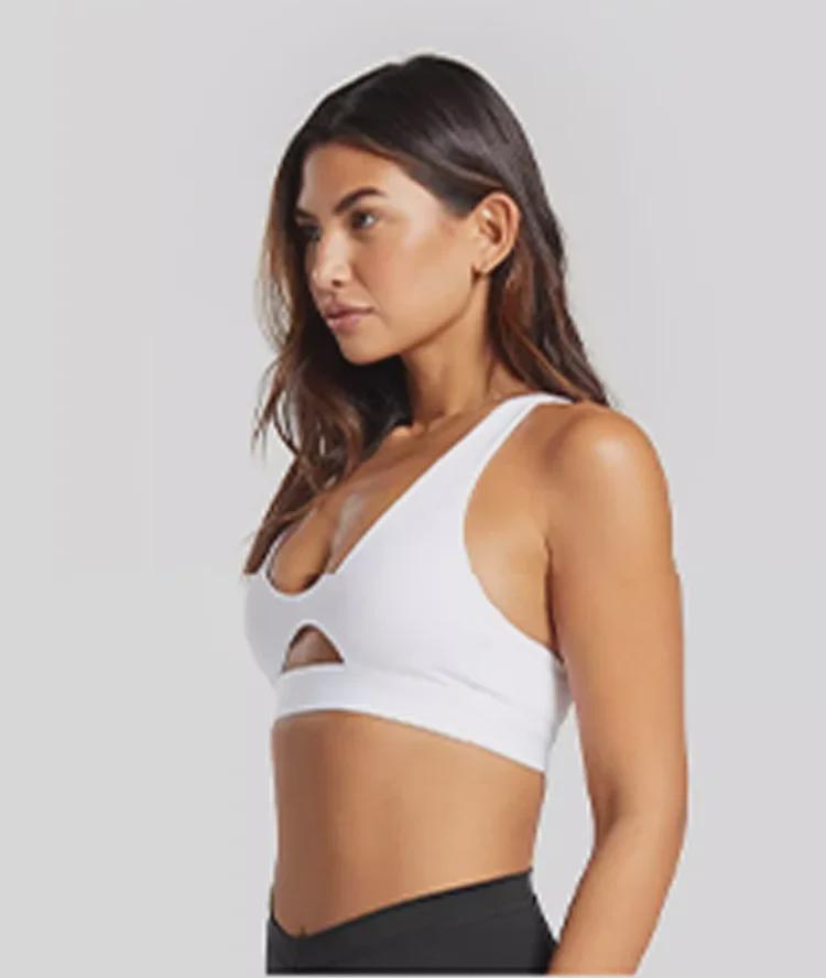 Elegant U-Neck Hollow Yoga Vest for Women - Stylish Design for Running, Dance, and Fitness