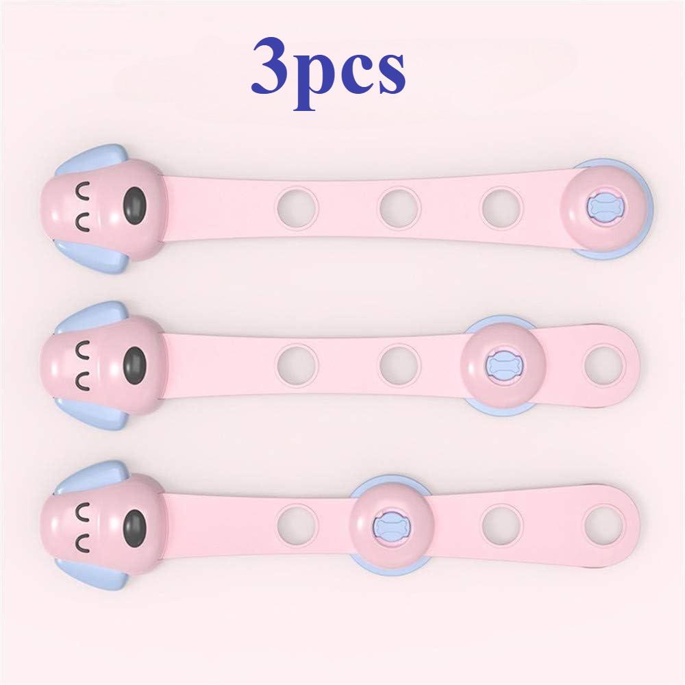 1/3Pcs Child Safety Cabinet Locks Baby Proofing Latches To Drawer Door Fridge Furniture Oven Toilet Kitchen Appliance Trash Can Set