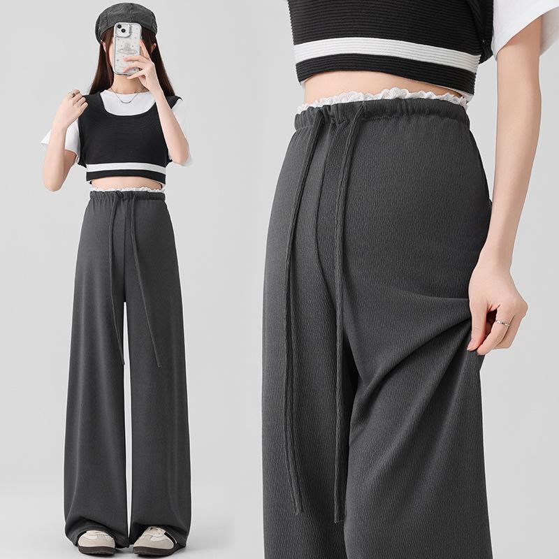 2026 Spring/Summer Maternity Wide-Leg Pants with No Belly Tightening