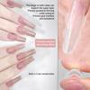 180Pcs Sandwich Dual Nail Form Mold Reusable Full Cover Mold Clear Nail Art Extension Shaping Tool Coffin Almond Nail Forms