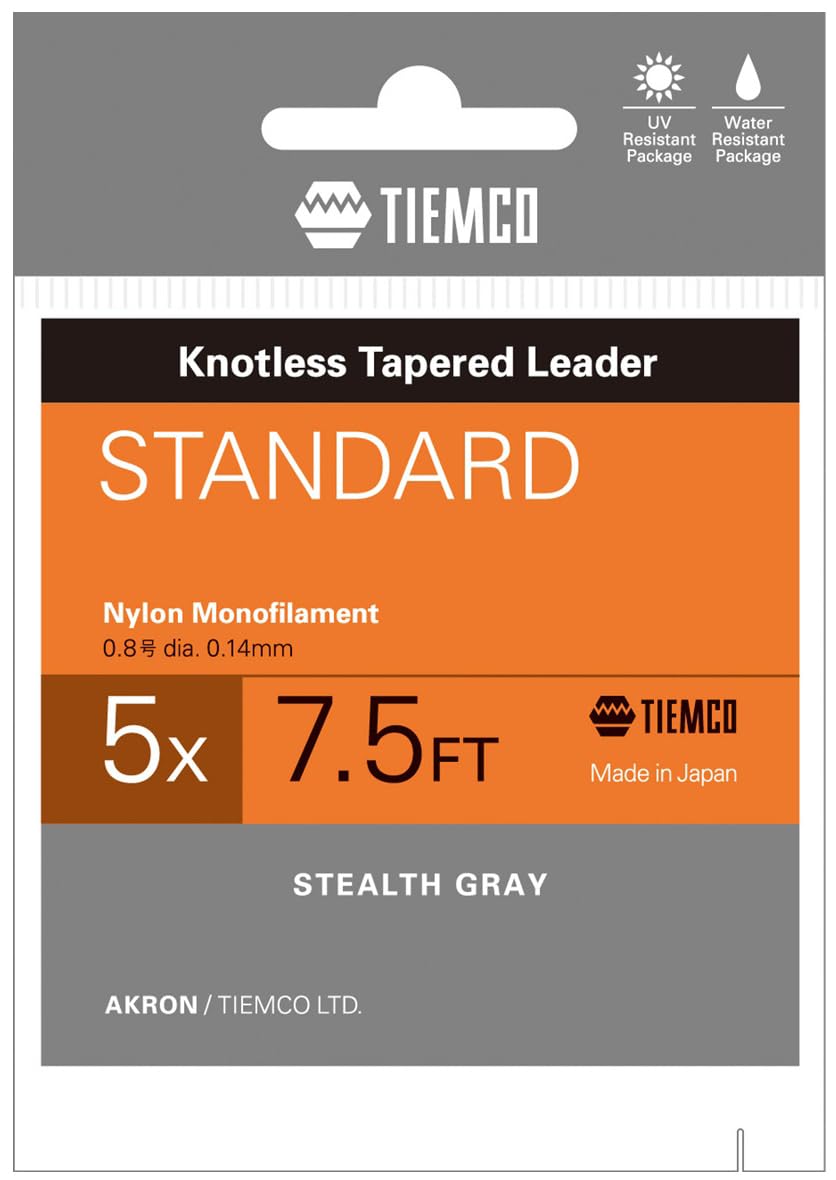 TIEMCO Leader Standard 5X 7.5FT серый