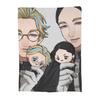 Haitani Brothers Manga Collage Blanket Soft Warm Flannel Throw Blanket Cover for Bed Living room Picnic Travel Home Sofa